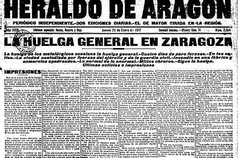 Huelga general en Zaragoza