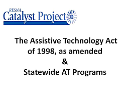Assistive Technology Act 1998