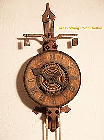 Primer rellotge mecànic