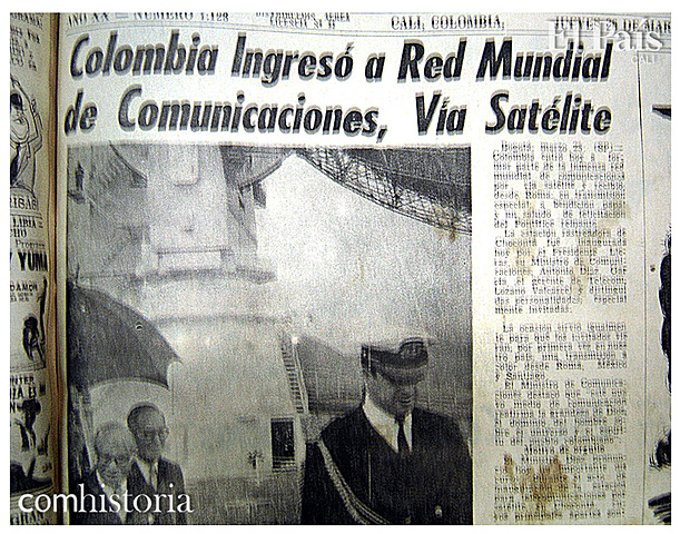 Televisión colombiana por satélite