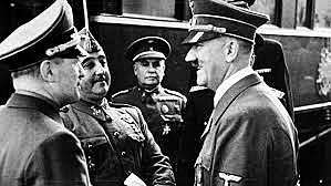 Encuentro de Hendaya entre Franco y Hitler.