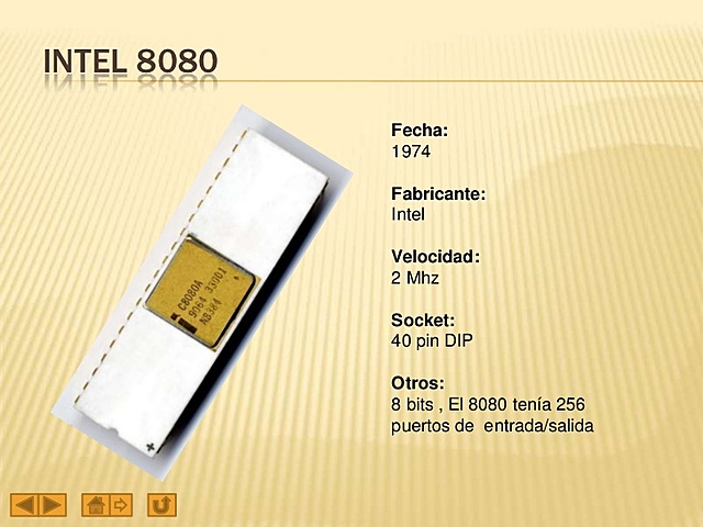 APARECE EL PROCESADOR INTEL C8080