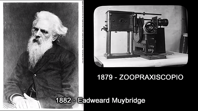 presentación de movimiento del famoso ``caballo corriendo``