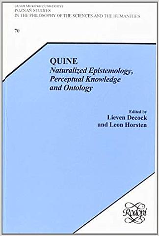 Naturalized Epistemology