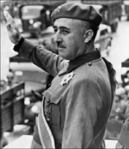 Comienzo Dictadura franquista