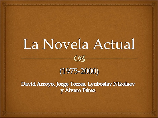 DE LOS 80 A LA ACTUALIDAD