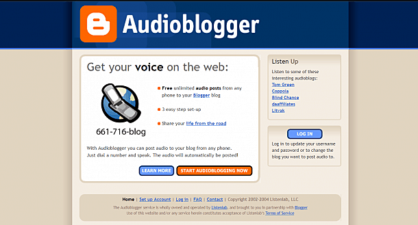 Nace Audioblogger