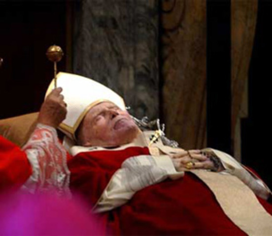 La mort du pape Jean Paul II