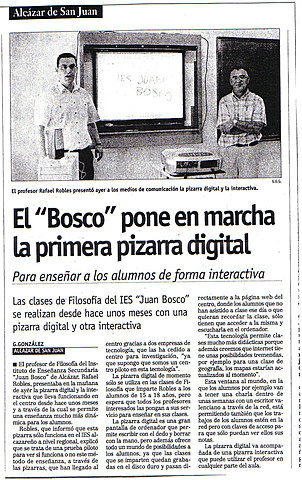 Primera Pizarra Interactiva