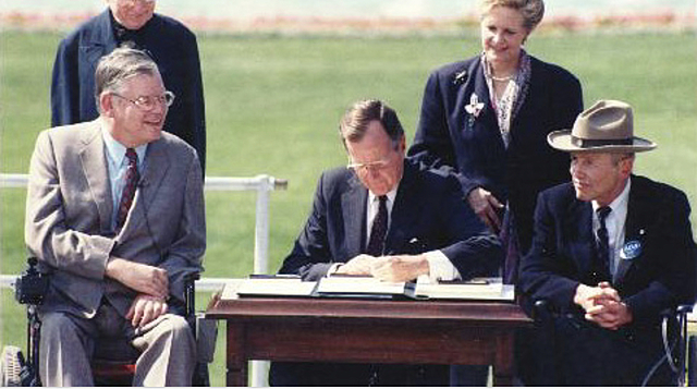 Passage of the Americans With Disabilities Act