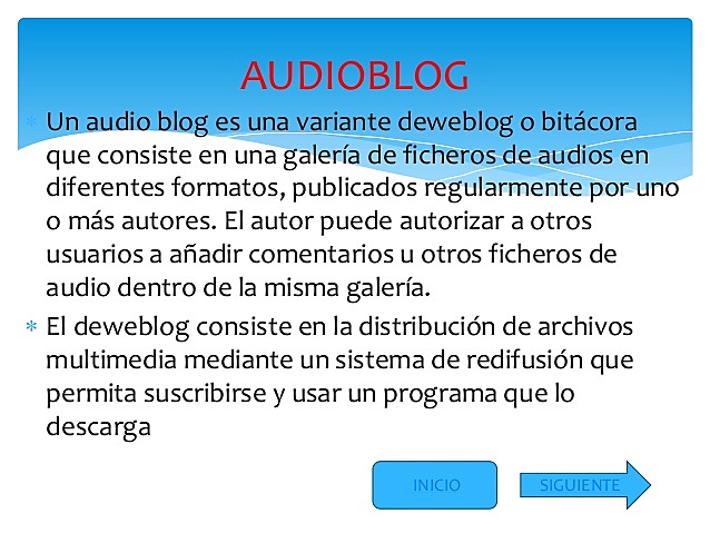 Audioblogger