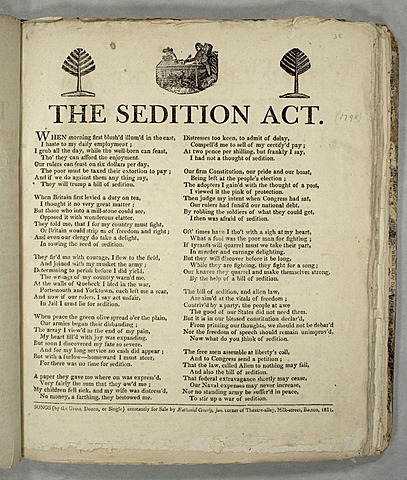 The Sedition Act