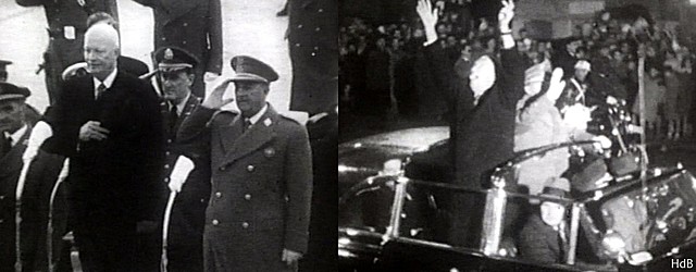 Visita del Presidente de los EE.UU., Eisenhower.