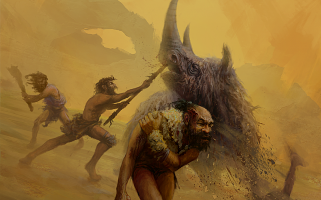 inimesed jahtisid loomi ja tappsid loomi