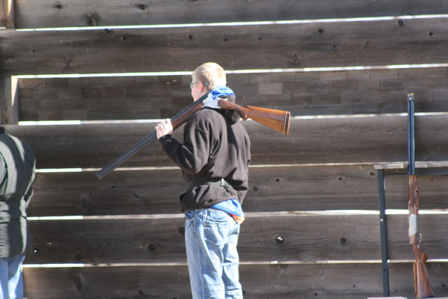 First time to shoot a shotgun