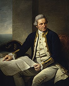 James Cook charts the east coast and claims it as Britains possession