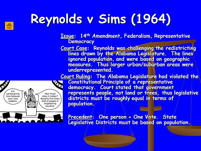 Reynolds v Sims