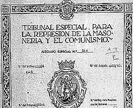 Ley de represión de la masonería y el comunismo.
