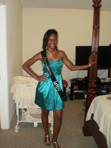 I became Homecoming Lady of 9th Grade!!