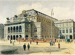 Hitler ging naar Wenen