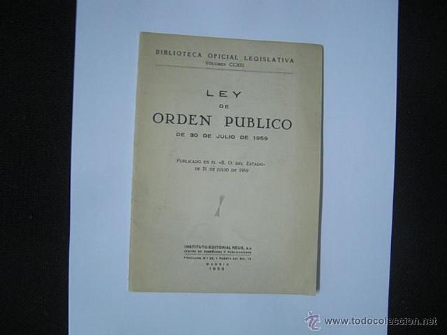 Ley de Orden Público