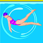 Estuve en clases de natación durante 3 años.