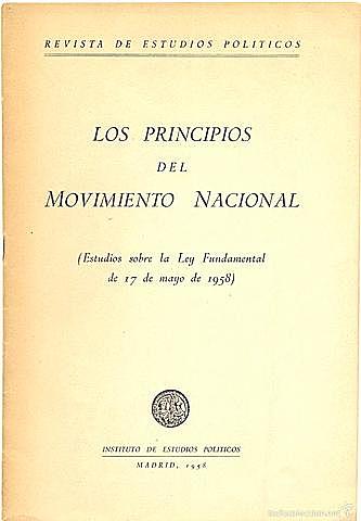 Ley de principios del Movimiento Nacional.