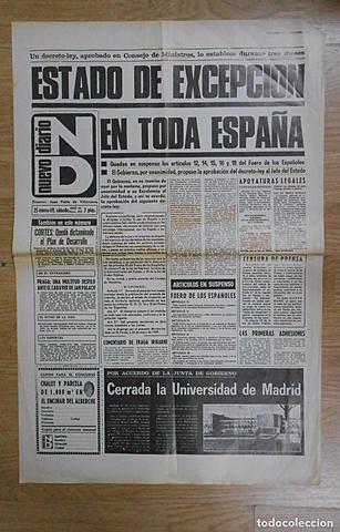 Estado de excepción.