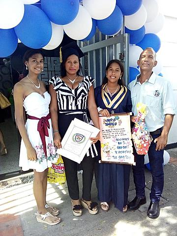 Fue mi graduación de bachillerato.