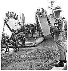 First American Troops Arrive In South Vietnam