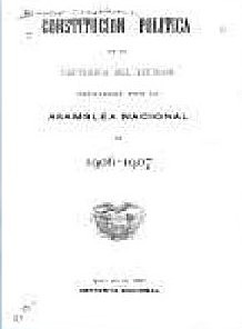 DÉCIMO SEGUNDA CONSTITUCIÓN 22 DE DICIEMBRE DE 1906