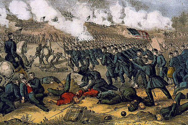 The battle of Fredricksburg