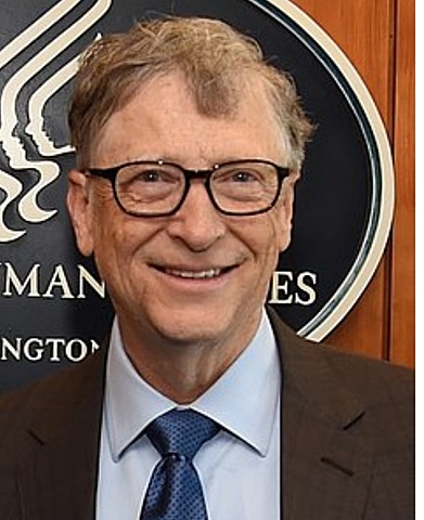 Bill con Su papel de ejecutivo