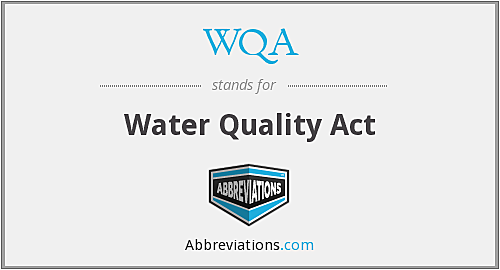 water quality act