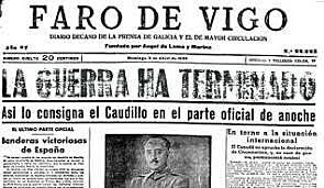 FIN DE LA GUERRA CIVIL ESPAÑOLA