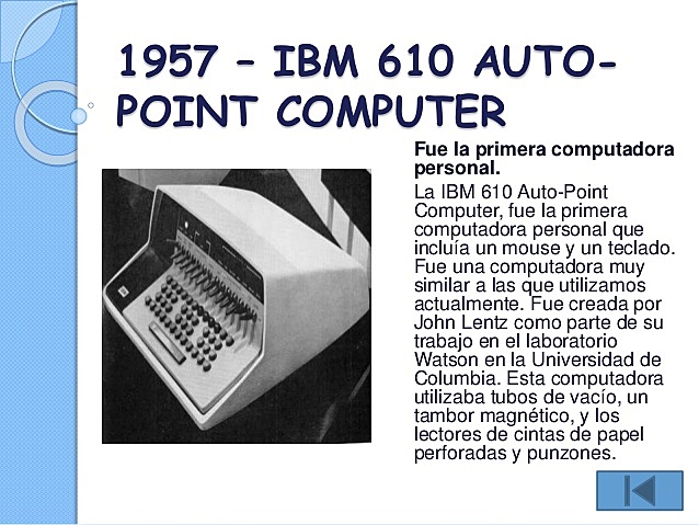 COMPUTADORA EN 1957