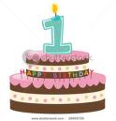 Abby's first birthday