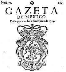 Fundación de la Gazeta de México
