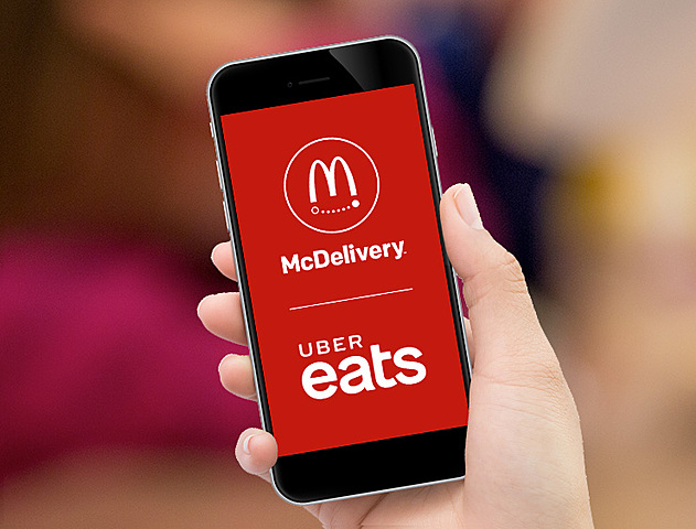 Se lanza "McDellvery" como respaldo a UberEATS