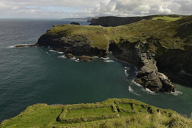 Transmisión de la letra S en código Morse desde Poldhu, Cornwal