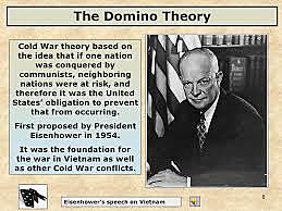 Eisenhower Develops Domino Theory
