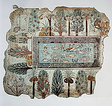 Un estanque en la Tumba de Nebamun