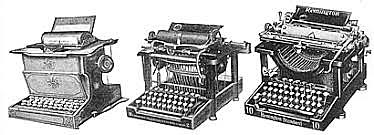 La máquina de escribir