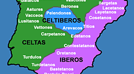 Timeline: Los pueblos de la Península Ibérica en la edad antigua. Hecho por Iciar Falces, Daniel Fernandez e Irati Salinas