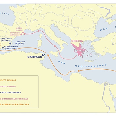 Timeline: LOS PUEBLOS DE LA PENÍNSULA IBÉRICA EN LA EDAD ANTIGUA.  Hecho por : David y Lorea.
