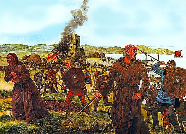 Atac víking a Lindisfarne