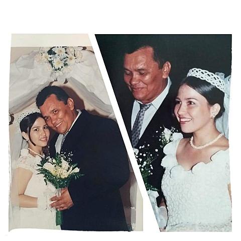 Matrimonio de los papás de Nela