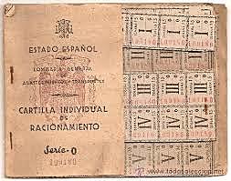 Suppression of the  ration cards.