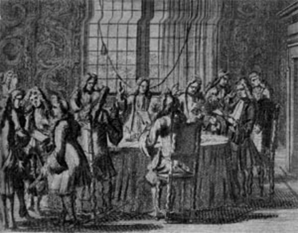 Франция и Англия заключили между собой мир в Утрехте.