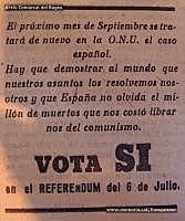 Ley de Sucesión y referéndum.
